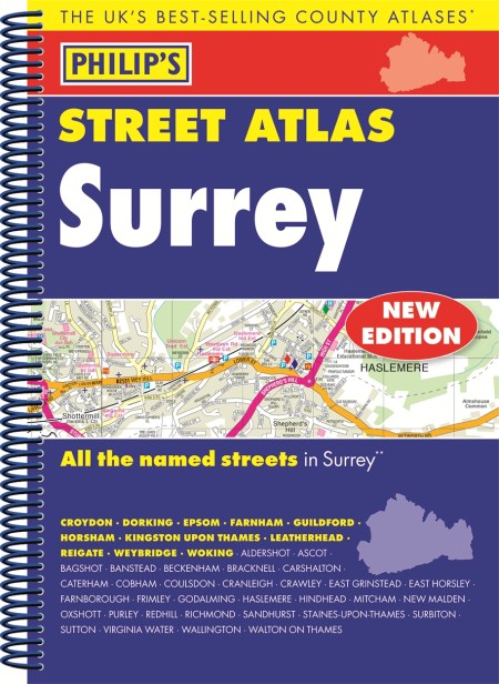 Philip's Street Atlas Surrey