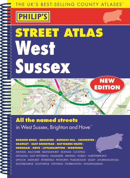 Philip’s Street Atlas West Sussex