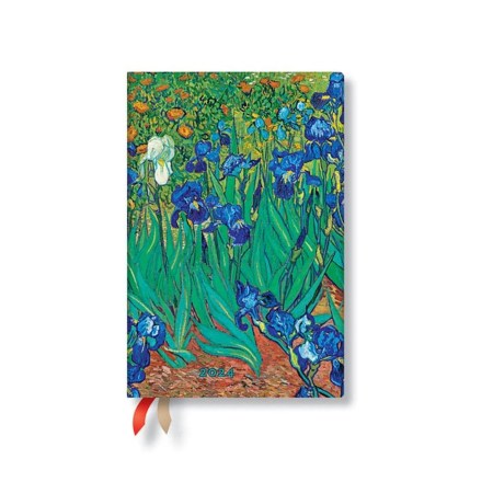 Van Gogh’s Irises (Van Gogh’s Irises) Mini 12-month Dayplanner 2024