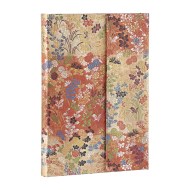 Kara-ori (Japanese Kimono) Midi Hardback Address Book (Wrap Closure)