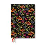 Wild Flowers (Playful Creations) Midi 12-month Day-at-a-time Softcover Flexi Dayplanner 2025 (Elastic Band Closure)