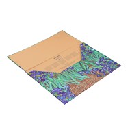 Van Gogh’s Irises Document Folder (Wrap Closure)