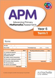 Advancing Primary Mathematics Assessments, Year 6 Term 1, 10pk