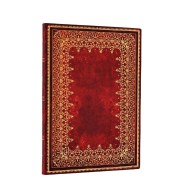 Foiled (Old Leather Collection) Midi Unlined Softcover Flexi Journal (Elastic Band Closure)
