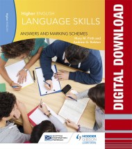 Higher English Language Skills: Answers and Marking Schemes
