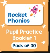Reading Planet Rocket Phonics – Pupil Practice Booklet 1 – Pack of 30