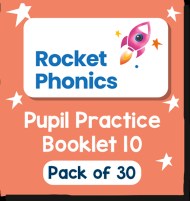 Reading Planet Rocket Phonics – Pupil Practice Booklet 10 – Pack of 30
