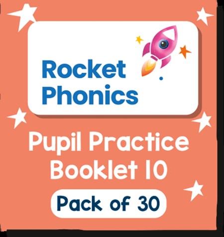 Reading Planet Rocket Phonics – Pupil Practice Booklet 10 – Pack of 30
