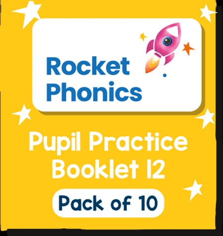 Reading Planet Rocket Phonics – Pupil Practice Booklet 12 – Pack of 10