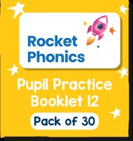 Reading Planet Rocket Phonics – Pupil Practice Booklet 12 – Pack of 30