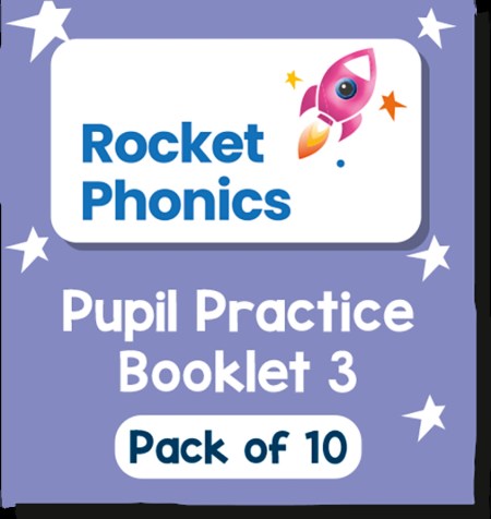 Reading Planet Rocket Phonics – Pupil Practice Booklet 3 – Pack of 10