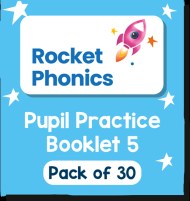 Reading Planet Rocket Phonics – Pupil Practice Booklet 5 – Pack of 30