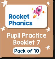 Reading Planet Rocket Phonics – Pupil Practice Booklet 7 – Pack of 10