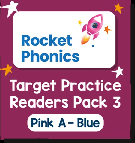 Reading Planet Rocket Phonics Target Practice Readers Pack 3 (Pink A – Blue)