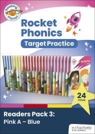 Reading Planet Rocket Phonics Target Practice Readers Pack 3 (Pink A – Blue)