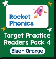 Reading Planet Rocket Phonics Target Practice Readers Pack 4 (Blue – Orange)