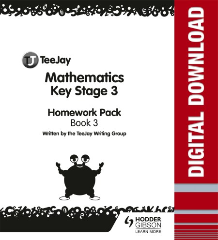 TeeJay Mathematics Key Stage 3 Book 3 Homework Pack
