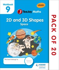 TeeJay Maths CfE Early Level Workbook 9 (Pack of 20): 2D and 3D Shapes: Space
