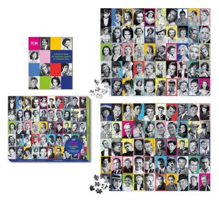 Leading Ladies/Leading Men 2-in-1 Doubled-Sided 500-Piece Puzzle