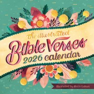 Illustrated Bible Verses Wall Calendar 2026