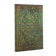 2027 Emerald Flower (Nature’s Grace) Maxi 18-Month Softcover Dayplanner (Elastic Band Closure) Vertical
