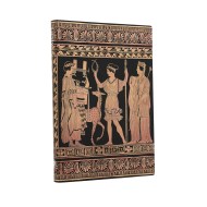 2027 Gathering of Deities (Ancient Greek Pottery) Midi 18-Month Softcover Dayplanner (Elastic Band Closure) Horizontal