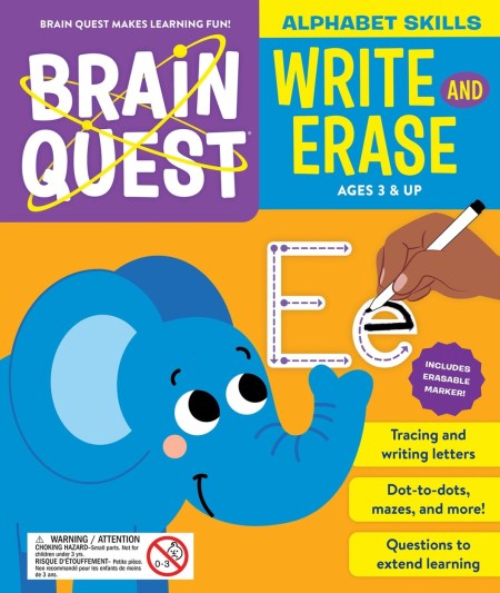 Brain Quest Write and Erase: Alphabet Skills