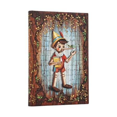 Carlo Collodi, Pinocchio (Fairy Tale Collection) Mini Lined Hardcover Journal (Elastic Band Closure)