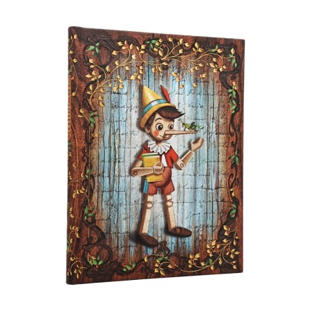 Carlo Collodi, Pinocchio (Fairy Tale Collection) Ultra Lined Hardcover Journal (Elastic Band Closure)