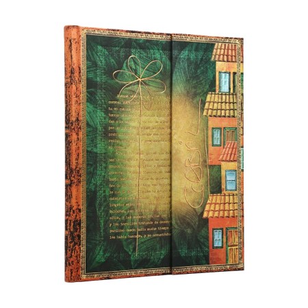 Garcia Marquez, One Hundred Years of Solitude (Embellished Manuscripts Collection) Ultra Unlined Hardcover Journal (Elastic Band Closure)