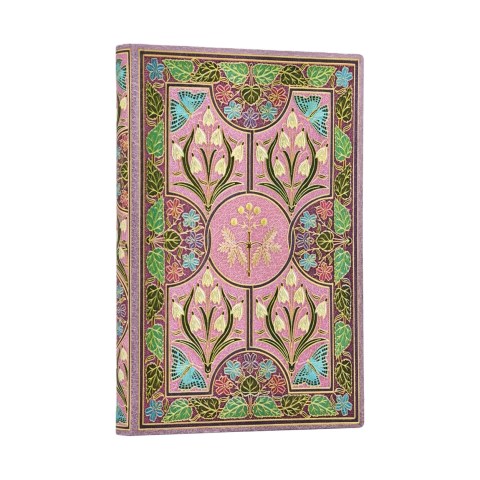 Mimosa (Poetry in Bloom) Mini Unlined Softcover Journal (Elastic Band Closure)