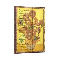 Van Gogh Sunflowers (Embellished Manuscripts Collection) Midi Lined Hardcover Journal (Elastic Band Closure)