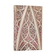 Vault of the Milan Cathedral (Burgundy) (Duomo di Milano) Mini Lined Softcover Journal (Elastic Band)