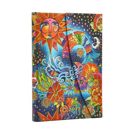 2027 Celestial Magic (Whimsical Creations) Mini 12-Month Hardcover Dayplanner (Wrap Closure) Verso