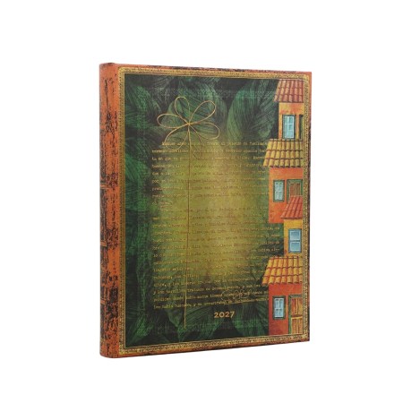 2027 Garcia Marquez, One Hundred Years of Solitude (Embellished Manuscripts Collection) Ultra 12-Month Hardcover Dayplanner (Elastic Band Closure) Daily