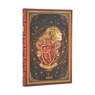2027 Gryffindor Diary (Harry Potter Collection) Mini 12-Month Hardcover Dayplanner (Elastic Band Closure) Verso