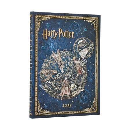 2027 Legends of Hogwarts Diary (Harry Potter Collection) Midi 12-Month Hardcover (Elastic Band Closure) Horizontal