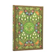 2027 Poetry in Bloom Midi 12-Month Hardcover Dayplanner (Elastic Band Closure) Vertical