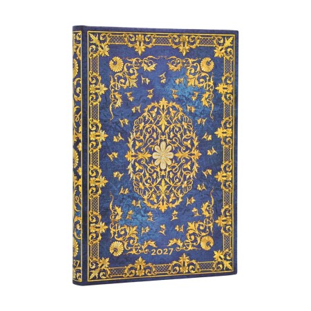 2027 Silk Sky (Guiding Star) Mini 12-Month Hardcover Dayplanner (Elastic Band Closure) Verso