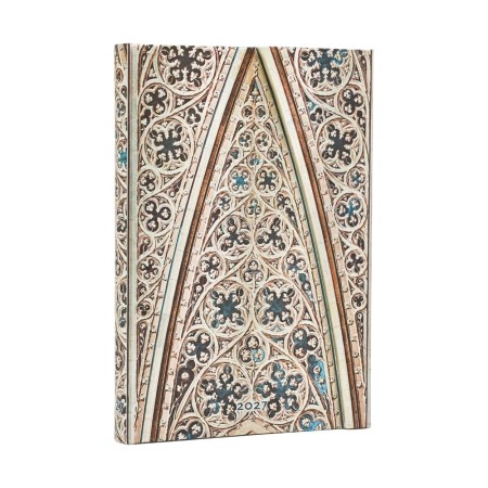 2027 Vault of the Milan Cathedral (Duomo di Milano) Mini 12-Month Hardcover Dayplanner (Wrap Closure) Verso