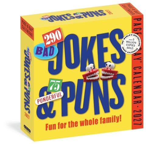 290 Bad Jokes & 75 Punderful Puns Page-A-Day® Calendar 2027