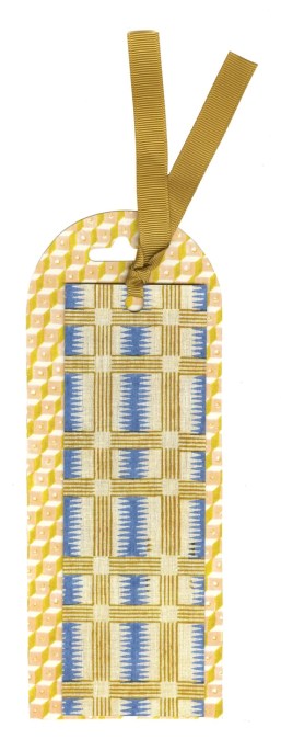 From the Block Shop Studio: Desert Plaid Bookmark
