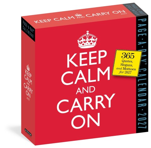 Keep Calm and Carry On Page-A-Day® Calendar 2027