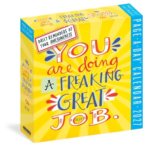 You Are Doing a Freaking Great Job Page-A-Day® Calendar 2027