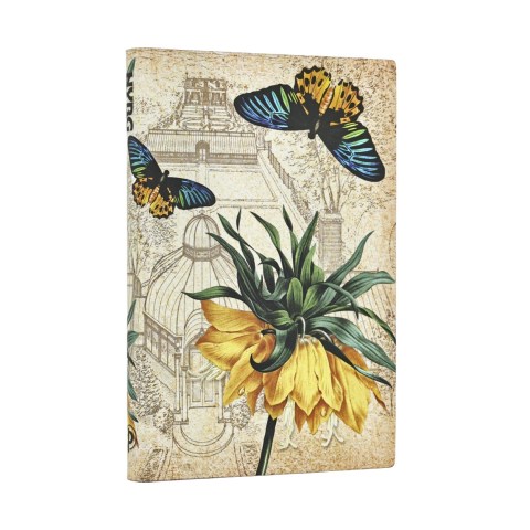 Golden Fritillaria Mini Unlined Softcover Journal (Elastic Band Closure)