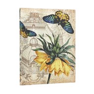 Golden Fritillaria Ultra Unlined Softcover Journal (Elastic Band Closure)